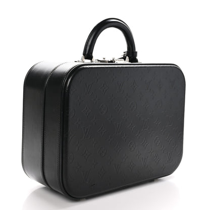 Louis Vuitton Monogram Glace Valisette MM Black 3 of 13