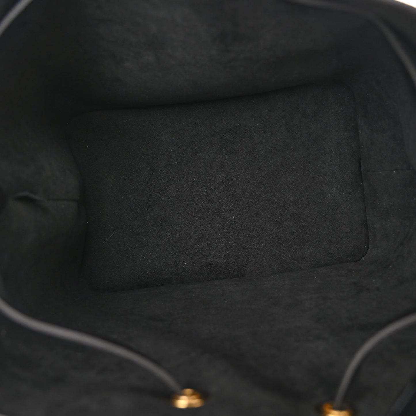 LOUIS VUITTON Empreinte Monogram Giant Crafty Neonoe MM Creme Black