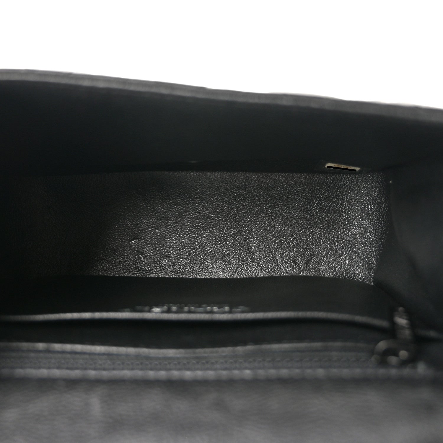 Chanel Crumpled Calfskin Quilted Mini Square Flap So Black 5 of 10
