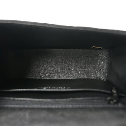 Chanel Crumpled Calfskin Quilted Mini Square Flap So Black 5 of 10