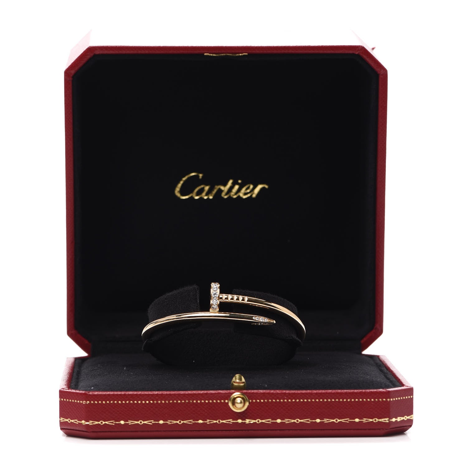Cartier 18K Yellow Gold Diamond Juste Un Clou Bracelet 15 6 of 6