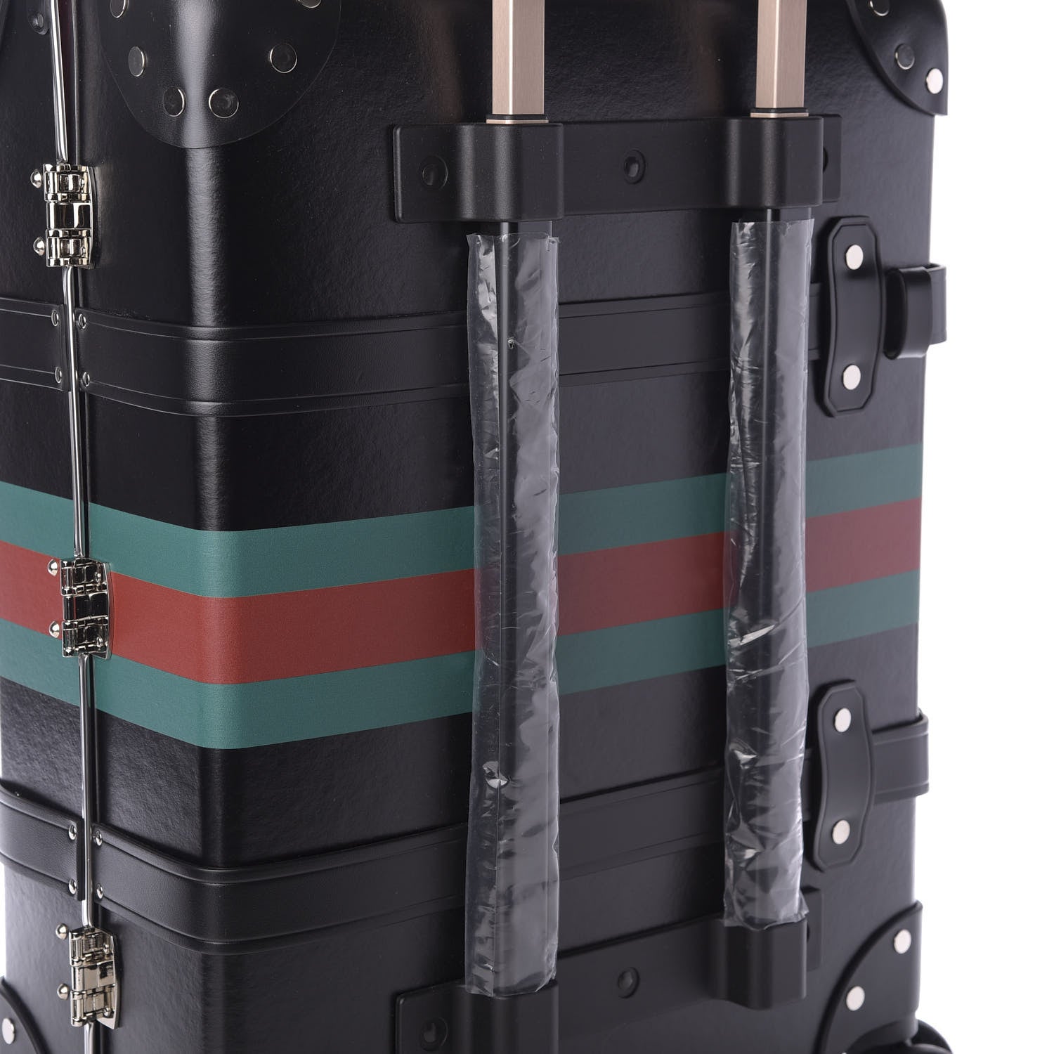 Gucci Calfskin Web Globe-Trotter Carry-On Black 9 of 9