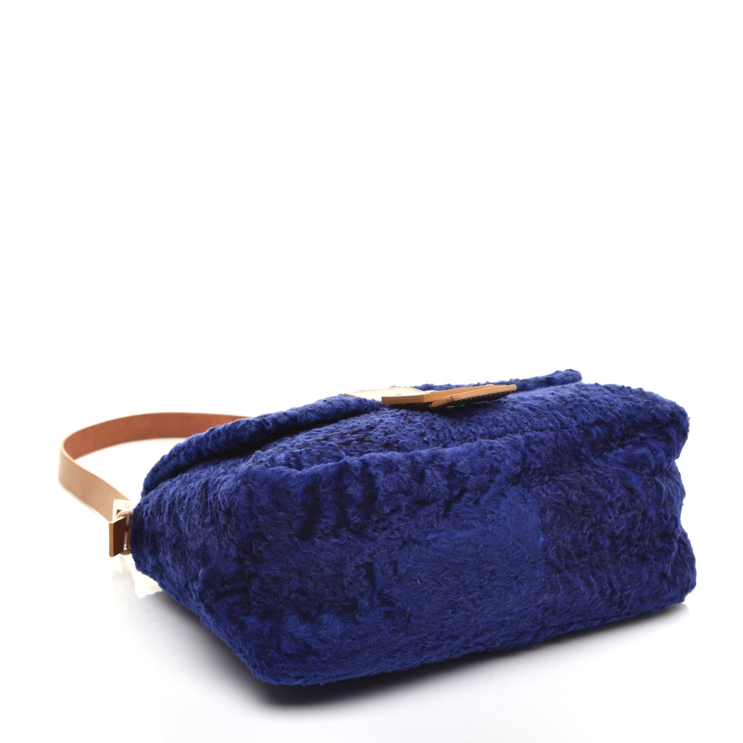 Mink Fur Mama Baguette Blue