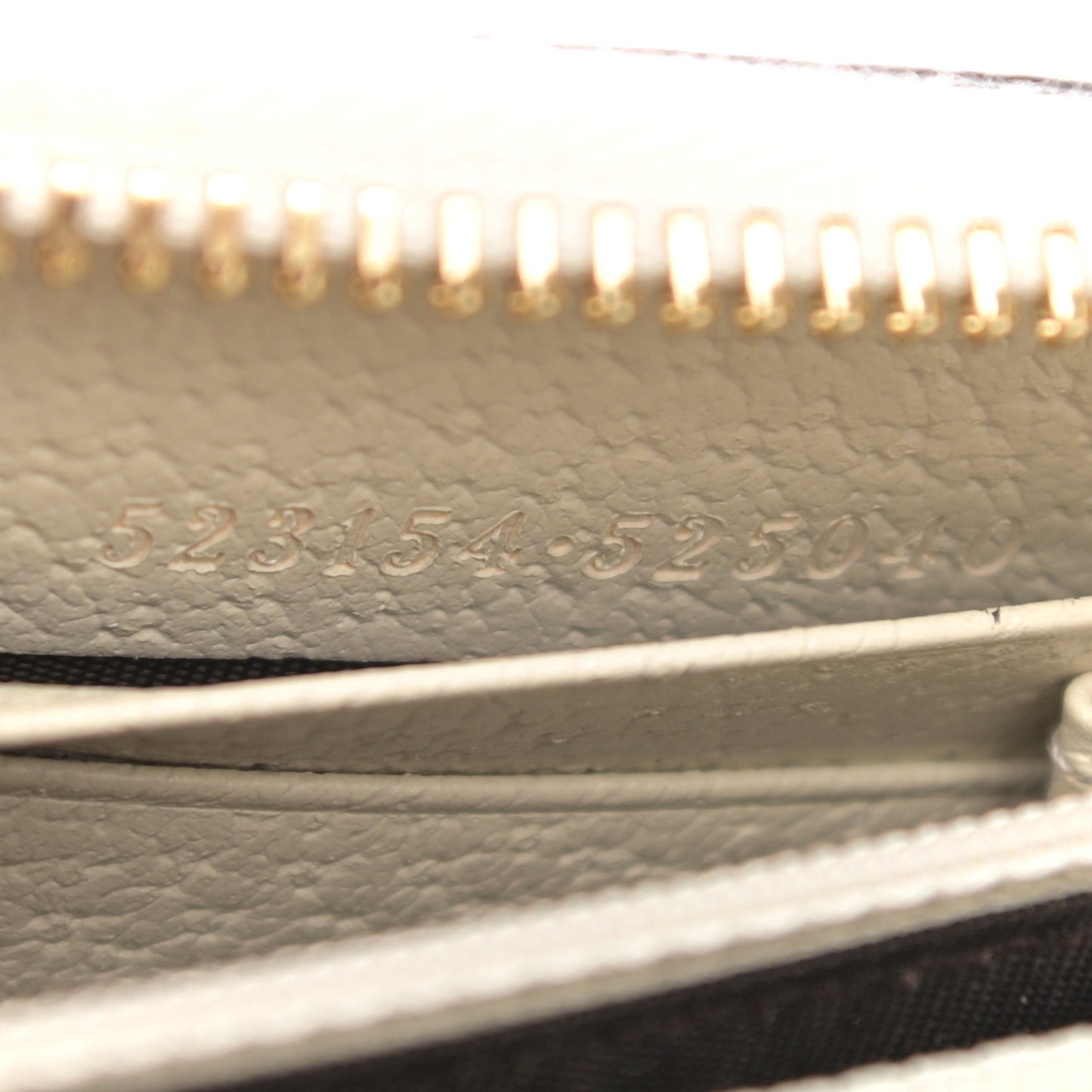 GG Supreme Monogram Flora Ophidia Zip Around Wallet White
