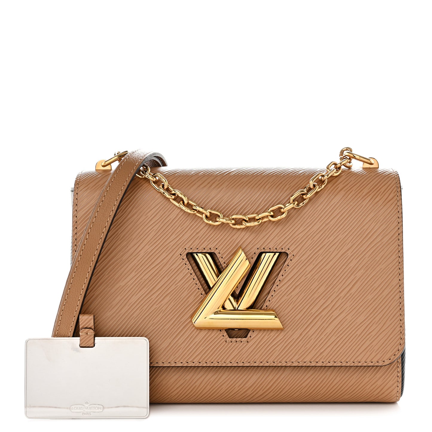 Epi Twist Shoulder Bag MM Camel