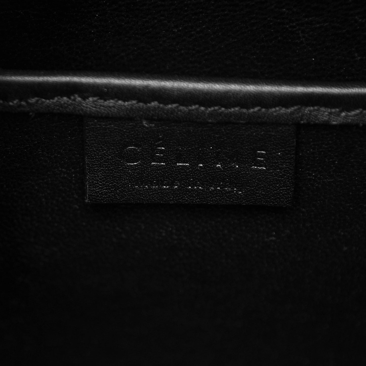 Smooth Calfskin Nano Luggage Black