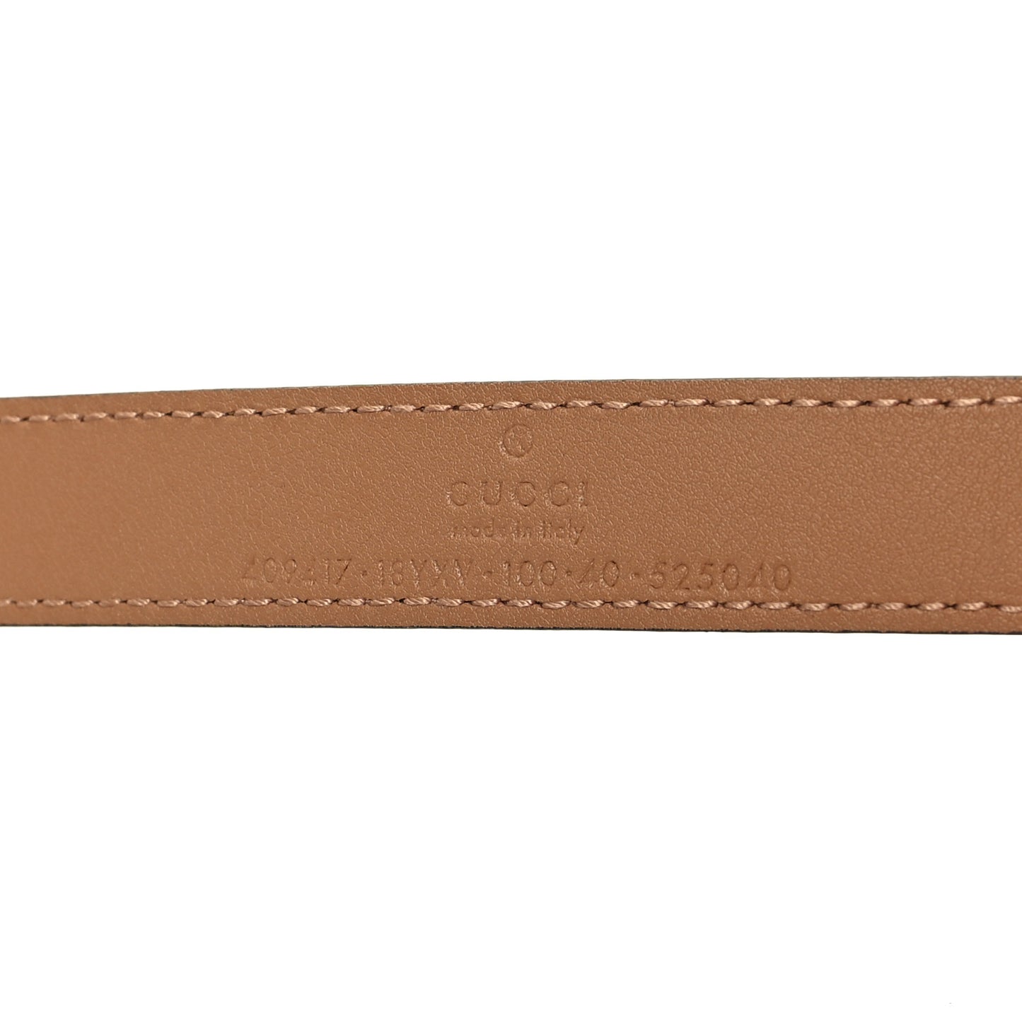 Azalea Calfskin Enamel Monochrome Double G 20mm Belt 100 40 Camelia