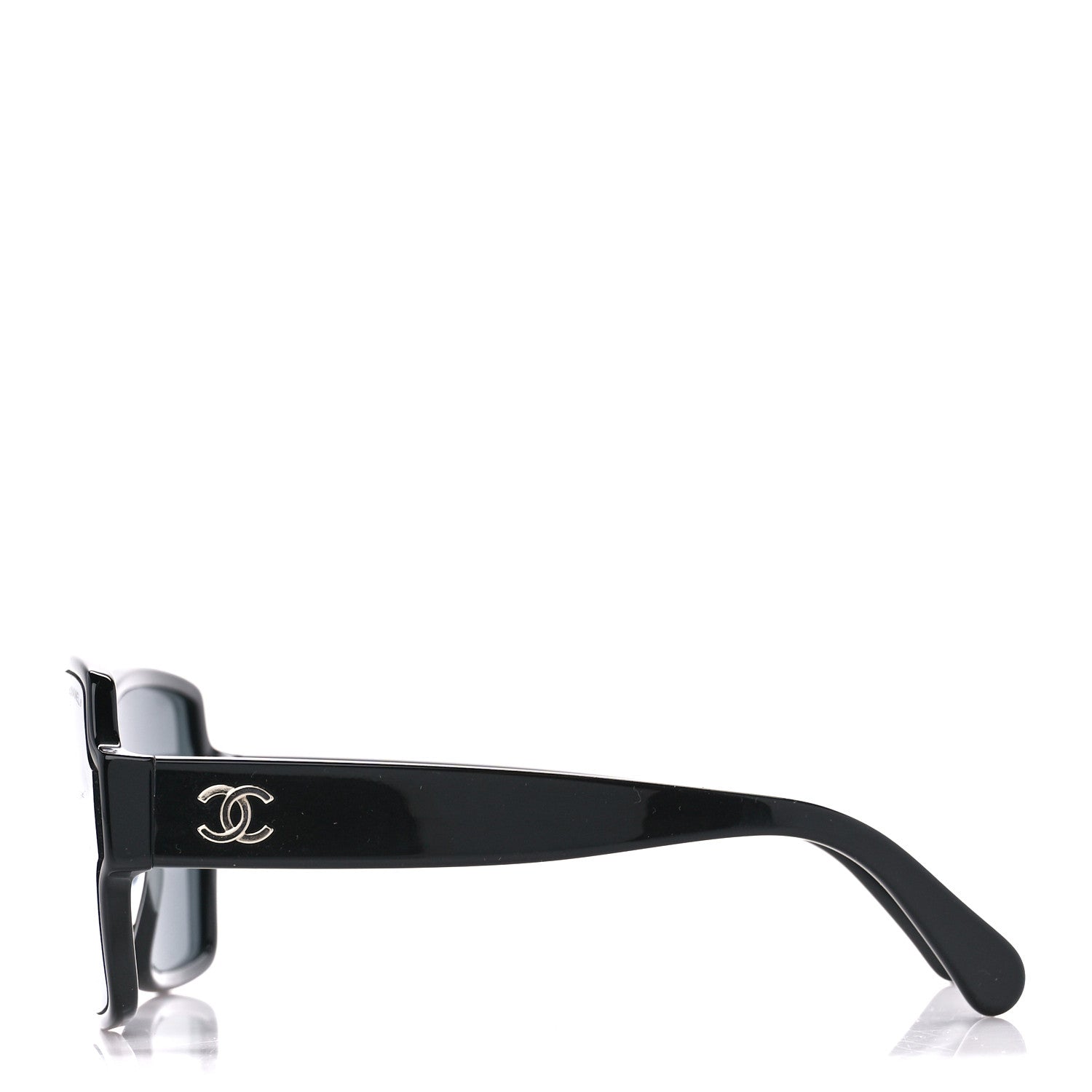 Chanel Acetate Square CC Sunglasses 5385-A Black 3 of 7