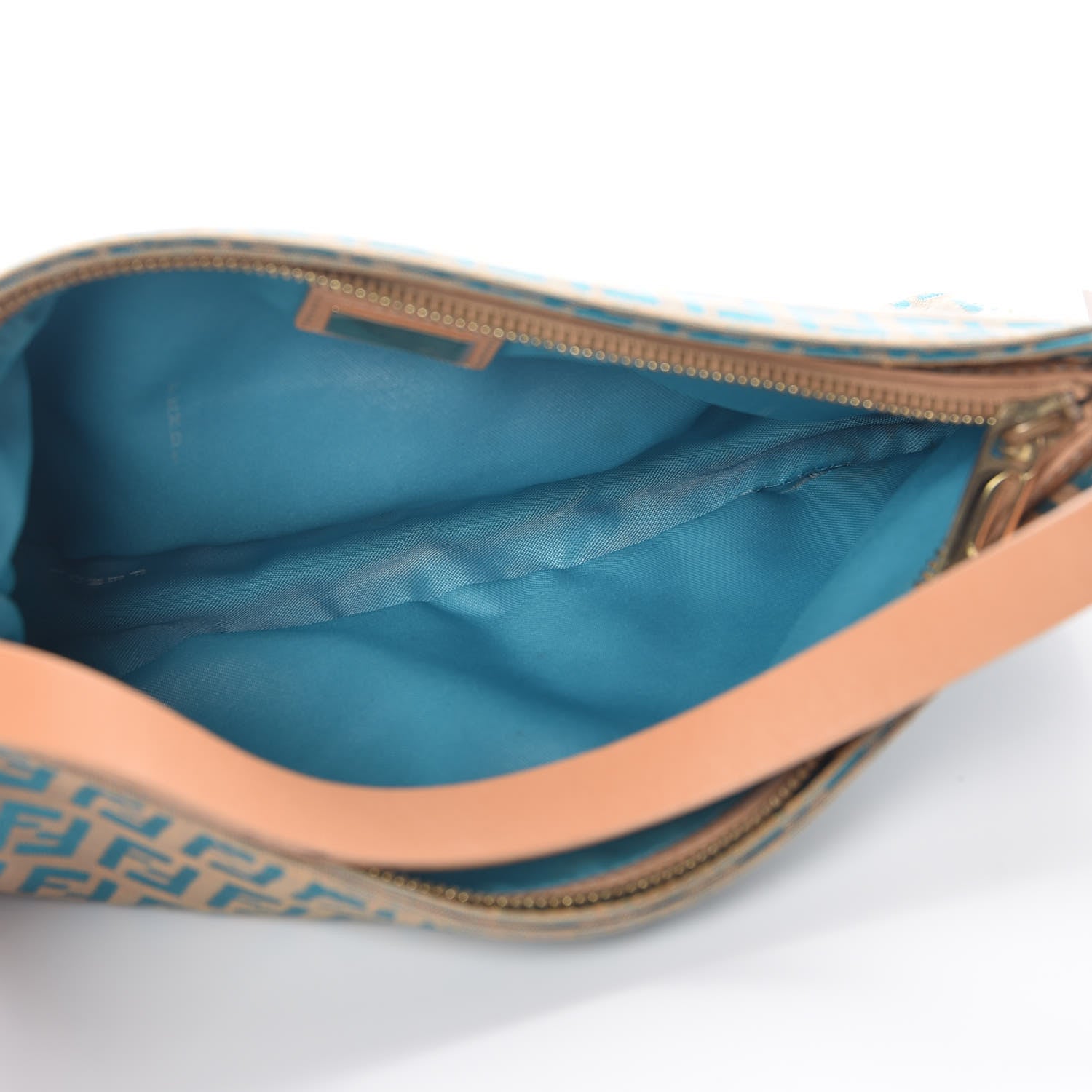 Fendi Zucchino Pochette Blue 5 of 10