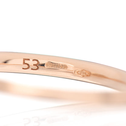 Pomellato 18K Rose Gold Citrine Petit Nudo Ring 53 6.25 5 of 5
