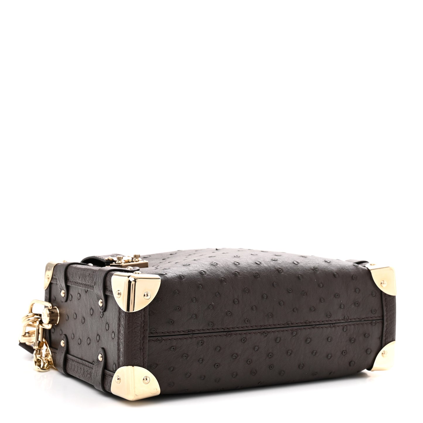 Ostrich Side Trunk MM Marron