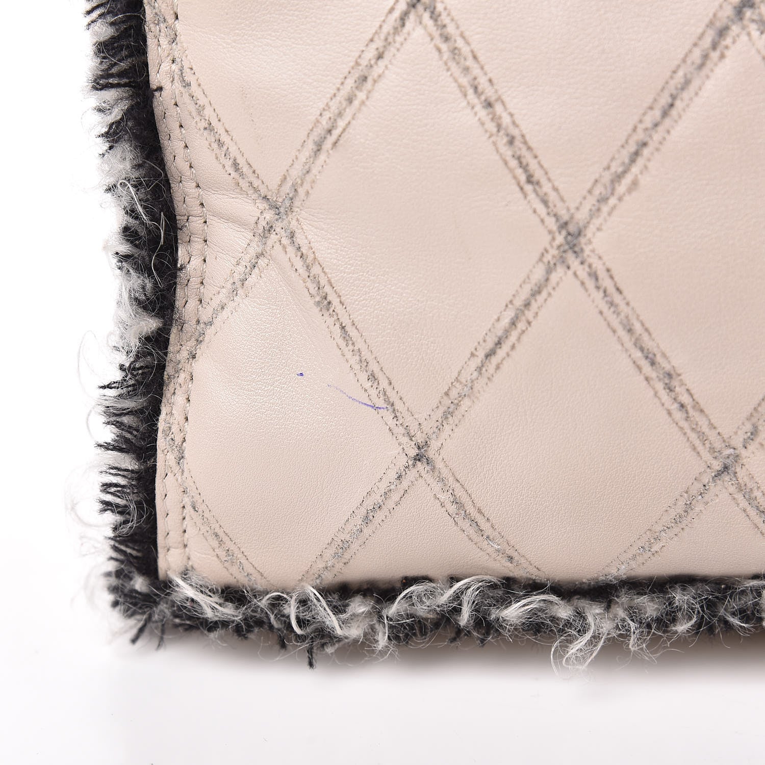 Chanel Tweed Calfskin Tweedy Shopping Tote Beige 8 of 12