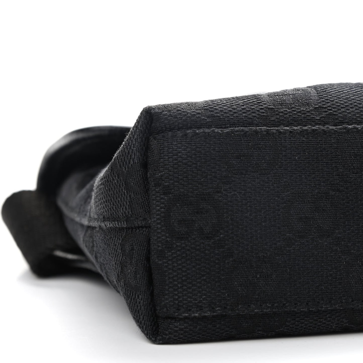 GG Monogram Web Flight Belt Bag Black