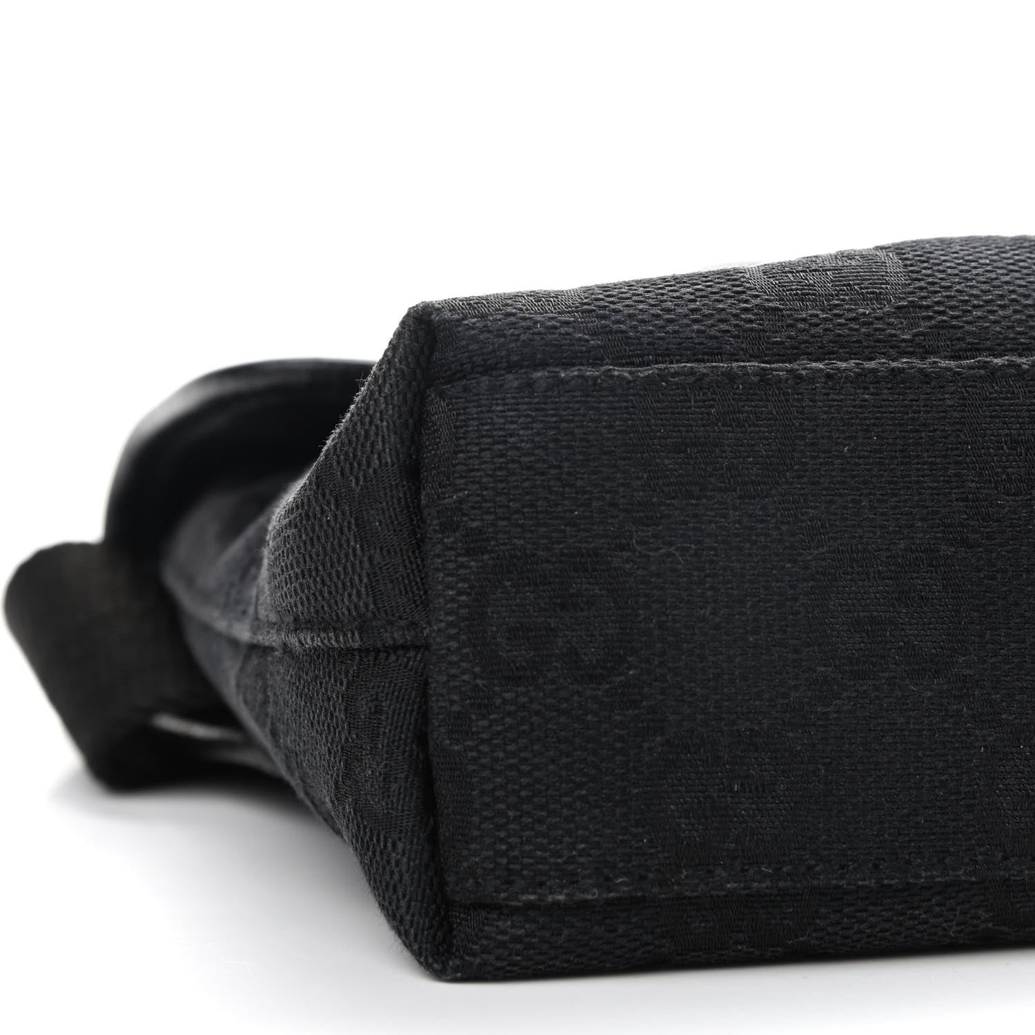 Gucci GG Monogram Web Flight Belt Bag Black 8 of 9