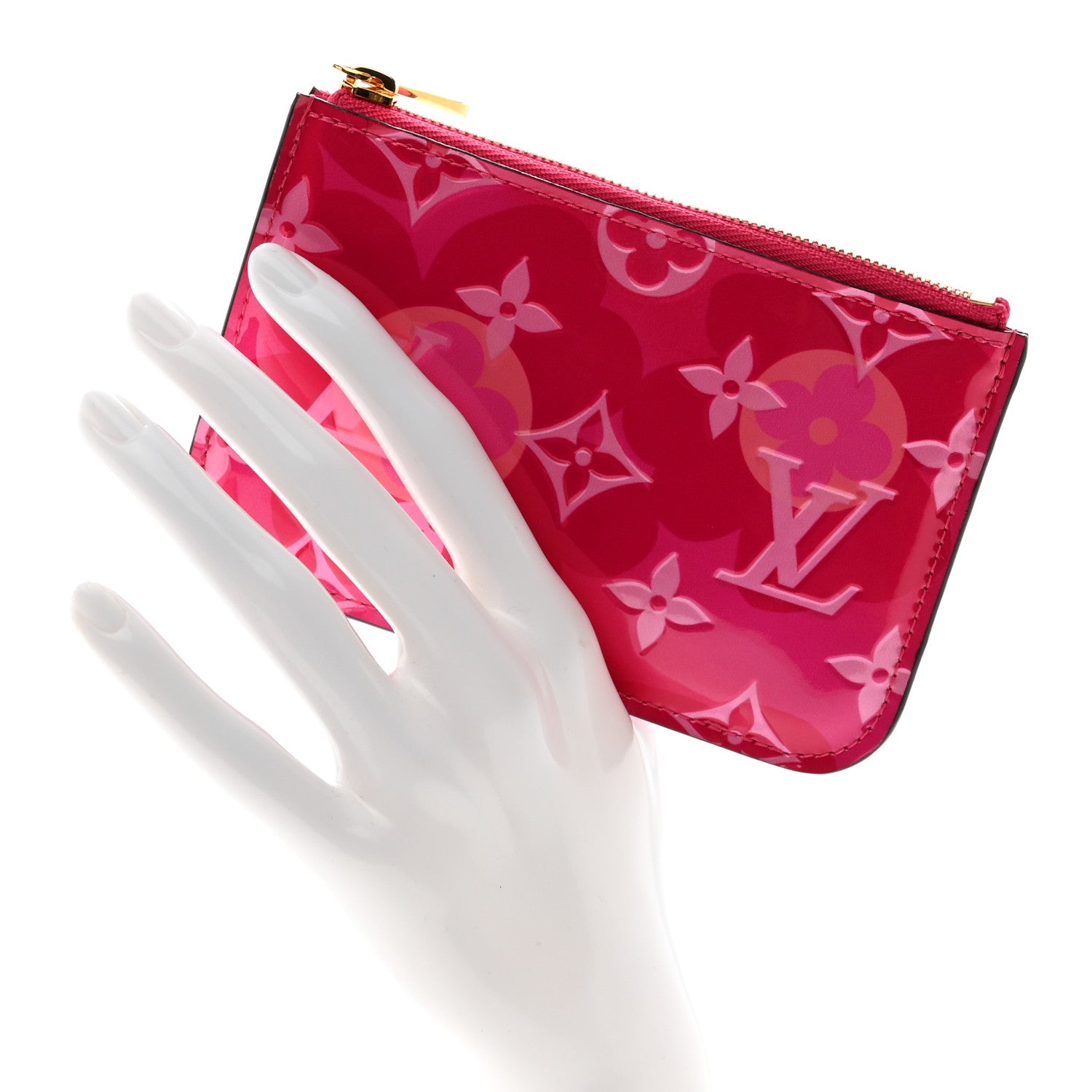 Louis Vuitton Vernis Valentine Key Pouch Fuchsia 2 of 8