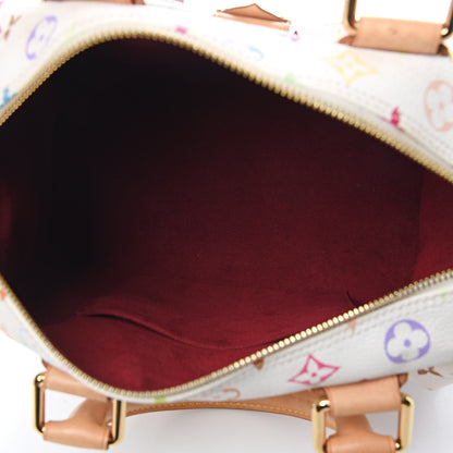 Louis Vuitton Monogram Multicolor Speedy 30 White 5 of 12