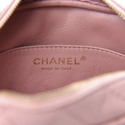 Chanel Aged Calfskin Quilted Mini Reissue Camera Case Pink 8 of 10