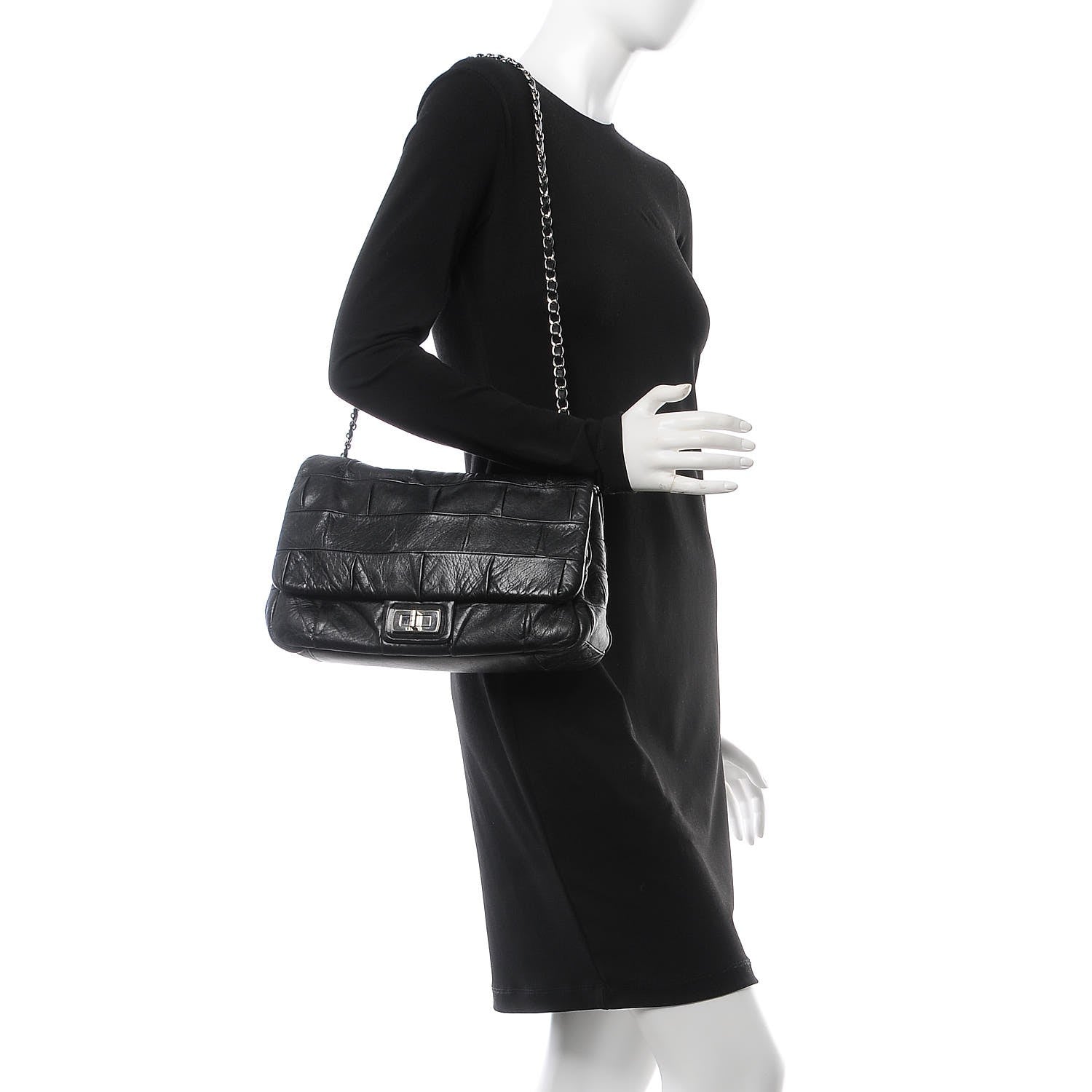 Chanel Lambskin Igloo Single Flap Black 2 of 12