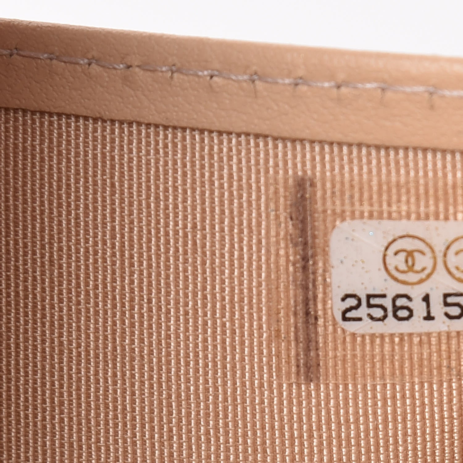 Chanel Caviar Quilted Compact Flap Wallet Beige 8 of 11