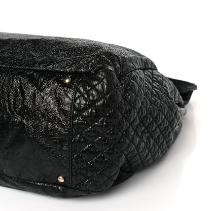 Chanel Vinyl XL Rock and Chain Flap Black 9 of 9
