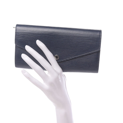 Louis Vuitton Epi Sarah Wallet NM Indigo 2 of 6