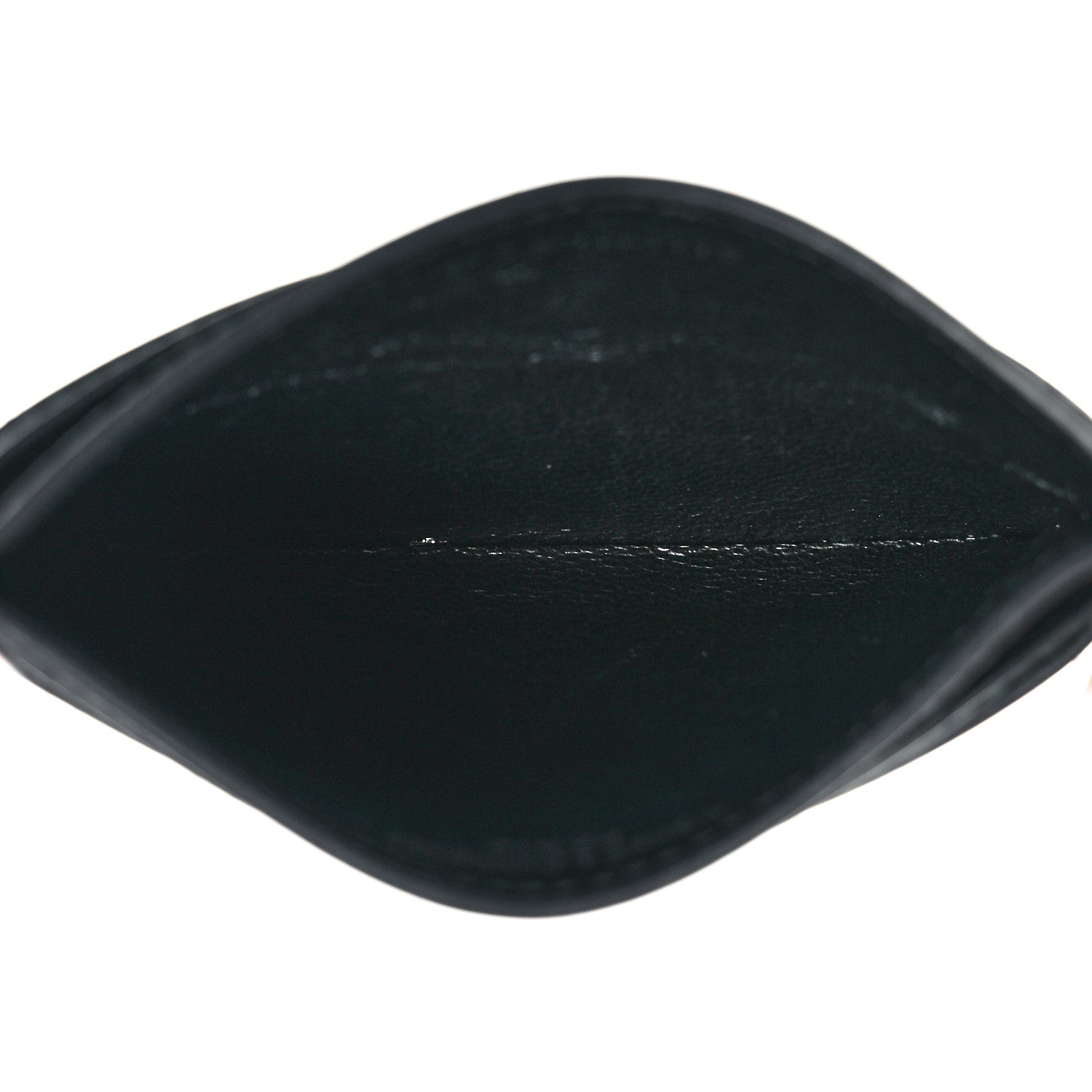 Saint Laurent Calfskin Monogram Credit Card Case Dark Green 4 of 10