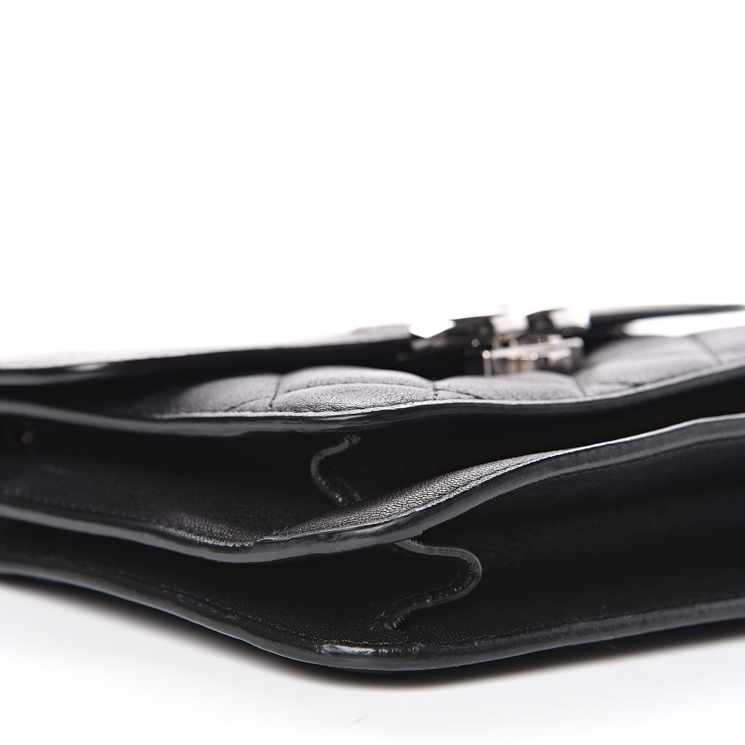 Chanel Grained Calfskin Quilted Small CC Box Flap Black 8 of 14