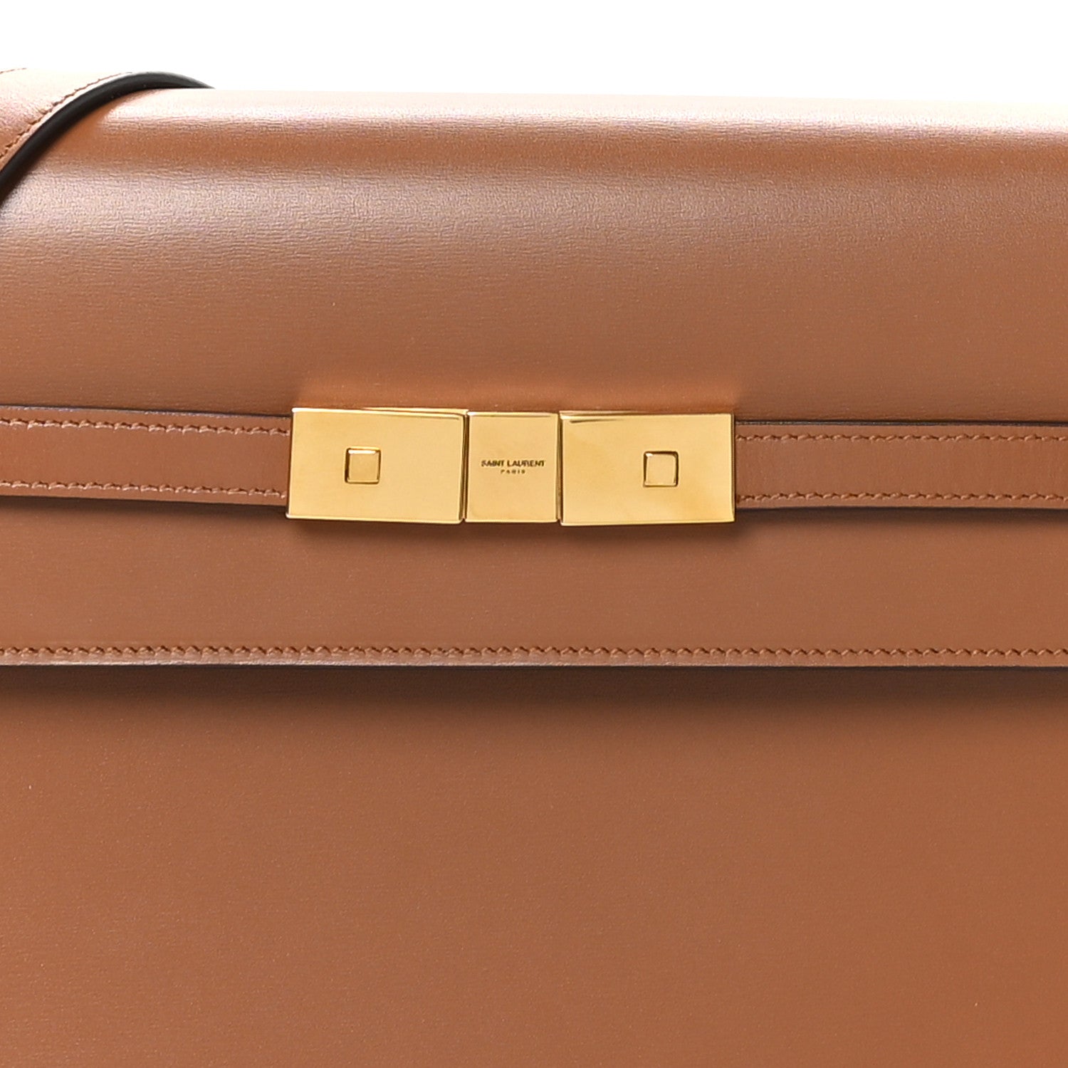 Saint Laurent Smooth Calfskin Manhattan Shoulder Bag Brick 8 of 10