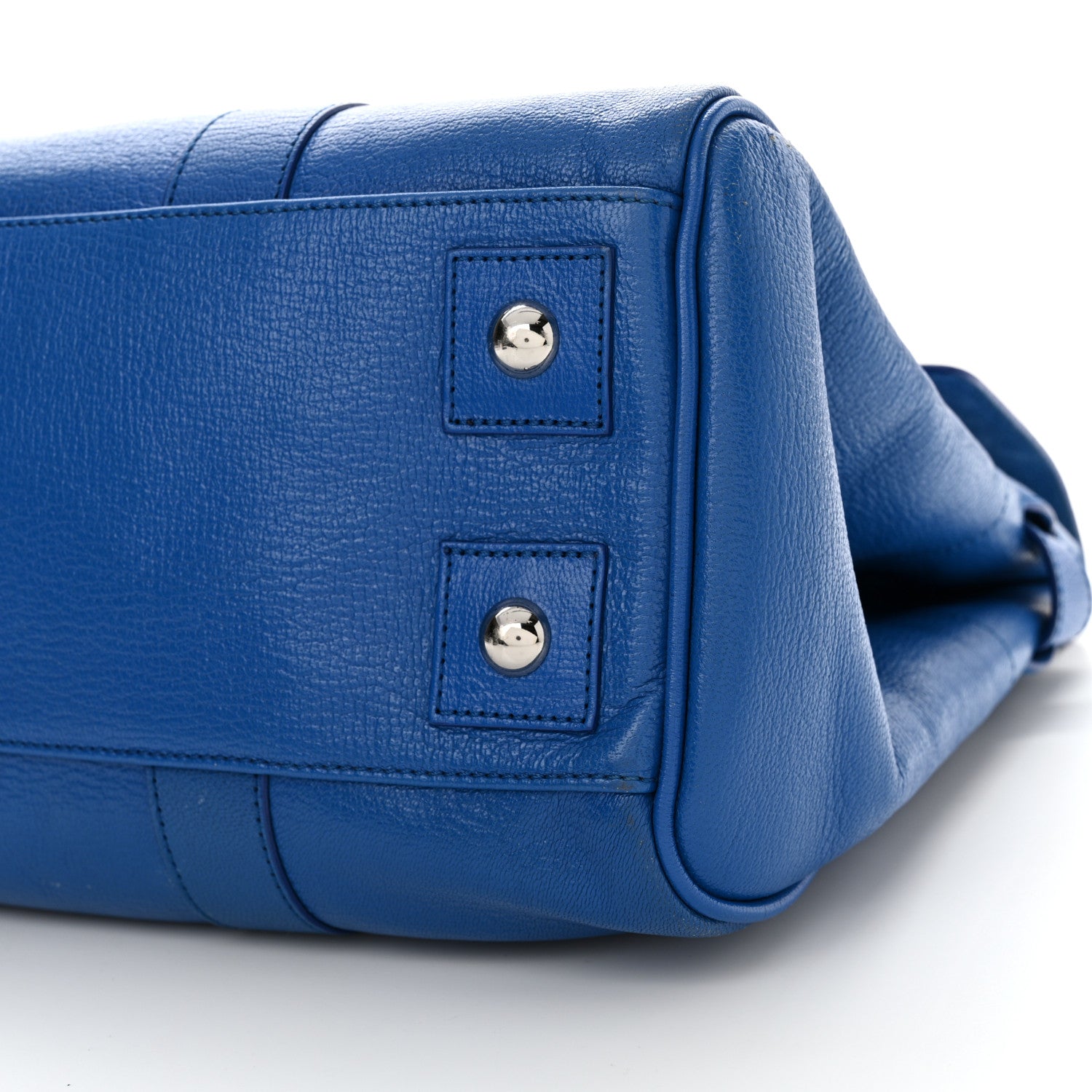 Mulberry Shiny Goatskin Bayswater Cosmic Blue 9 of 18