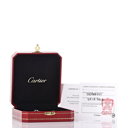 Cartier Sterling Silver Spinel Santos De Biplane Cufflinks 7 of 7