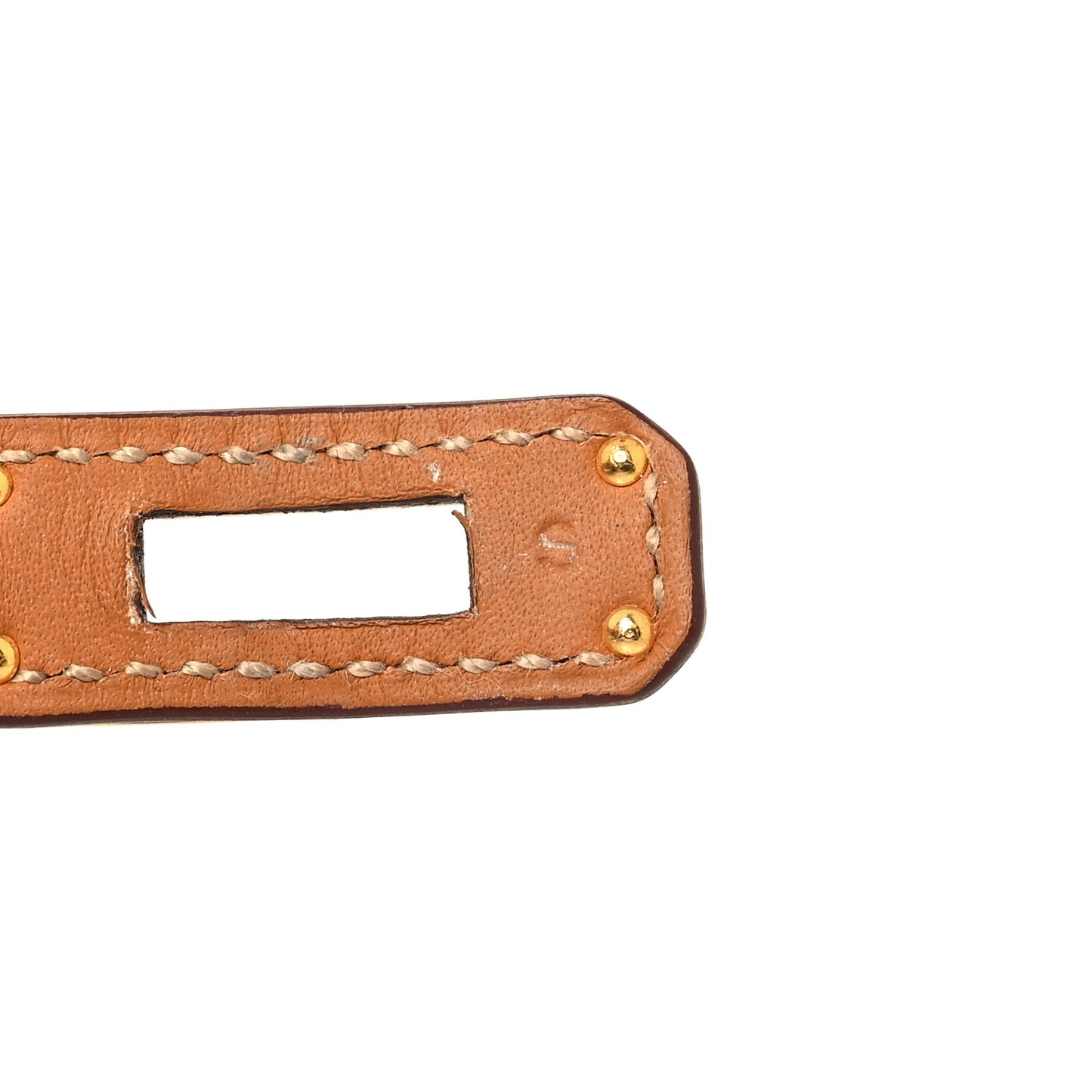 Epsom Kelly Double Tour Bracelet S Orange