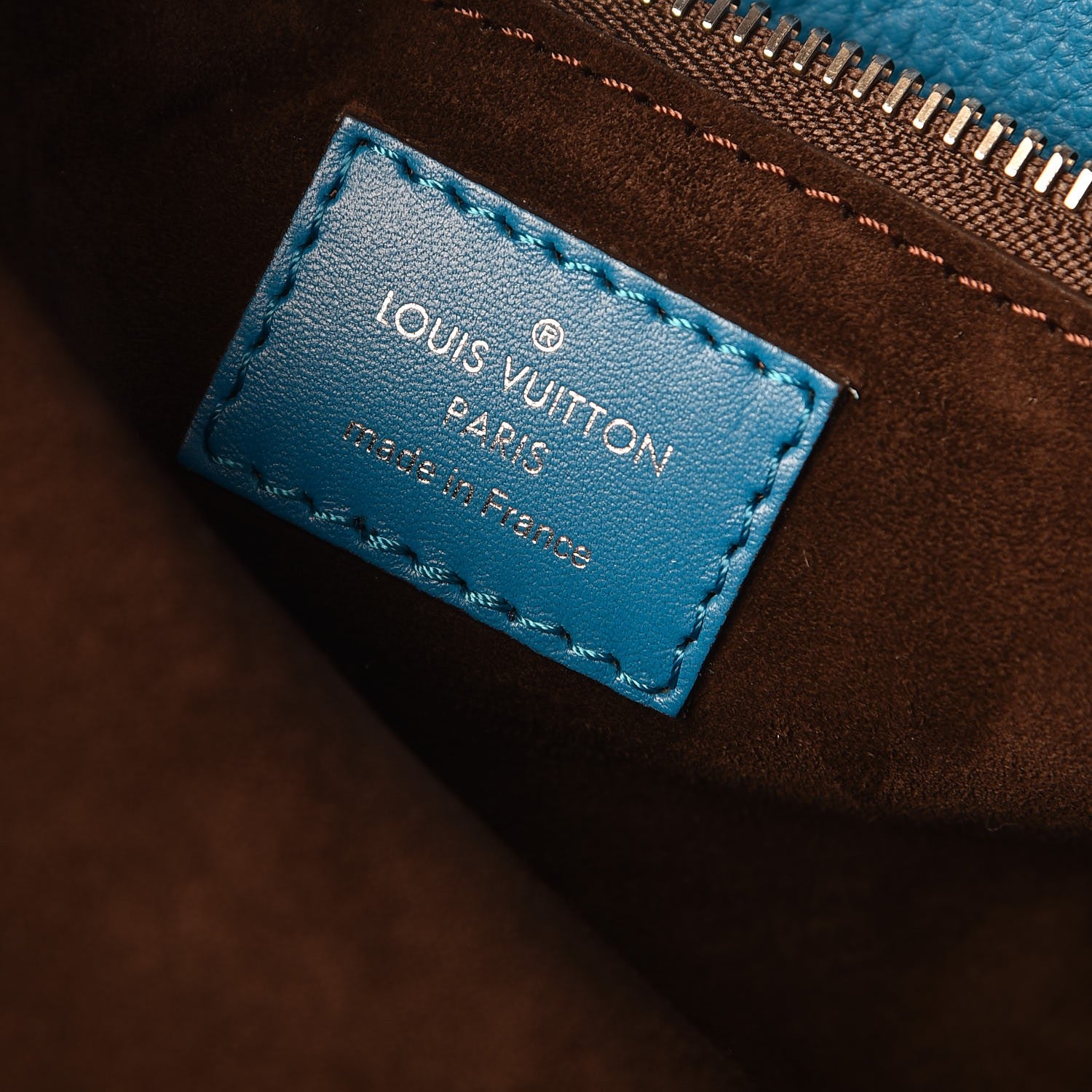Louis Vuitton Veau Cachemire Tote W PM Blue Lagon 6 of 7