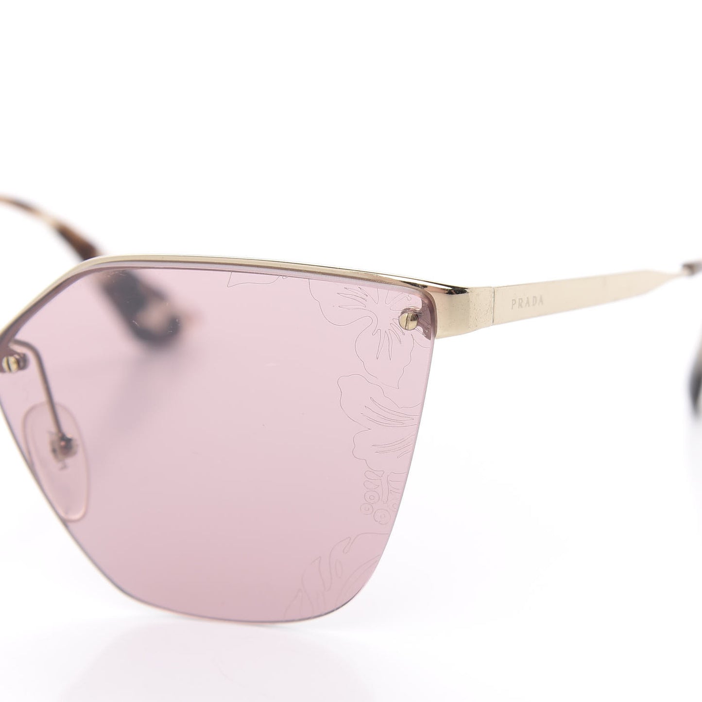 Cat Eye Sunglasses SPR 68T Pink Gold