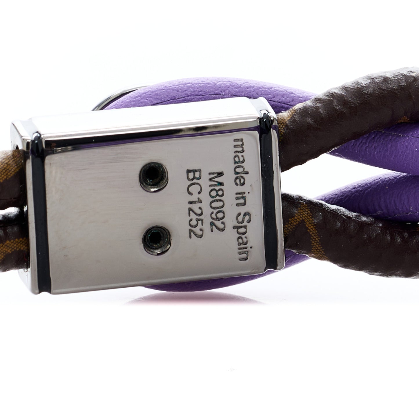 Monogram Eclipse Taiga Loop It Bracelet Purple