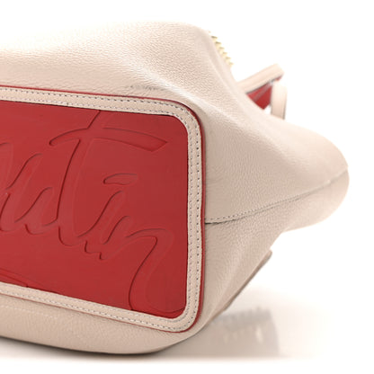 Christian Louboutin Calfskin Spiked Small Cabarock Shopper Tote Rose De Chine 9 of 10
