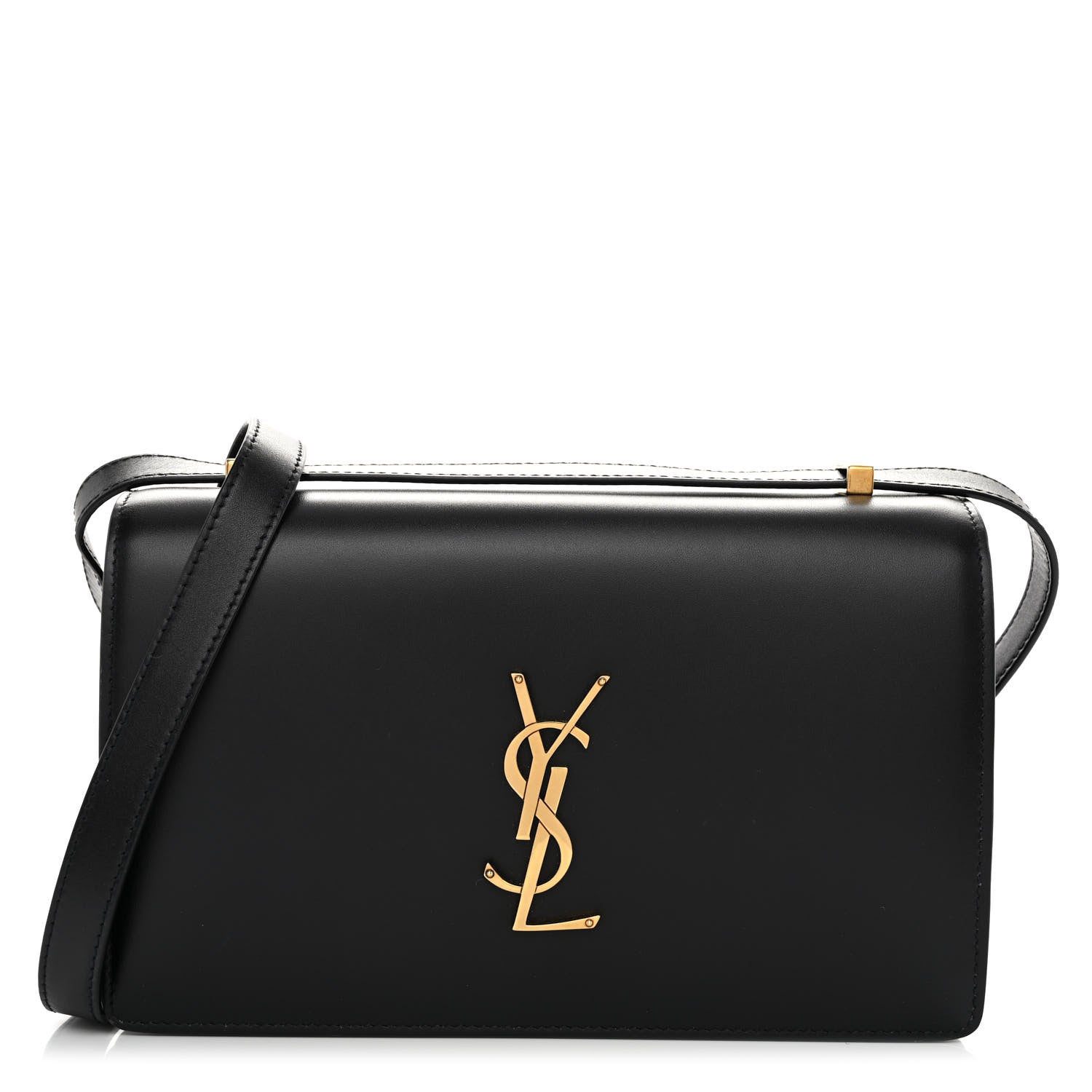 Saint Laurent Smooth Calfskin Shoulder Bag Black 1 of 9