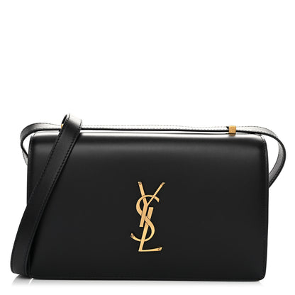 Saint Laurent Smooth Calfskin Shoulder Bag Black 1 of 9
