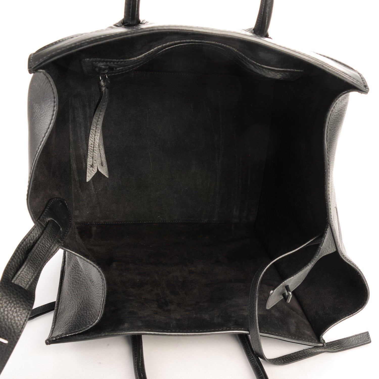 Celine Supple Calfskin Medium Phantom Luggage Black 5 of 10