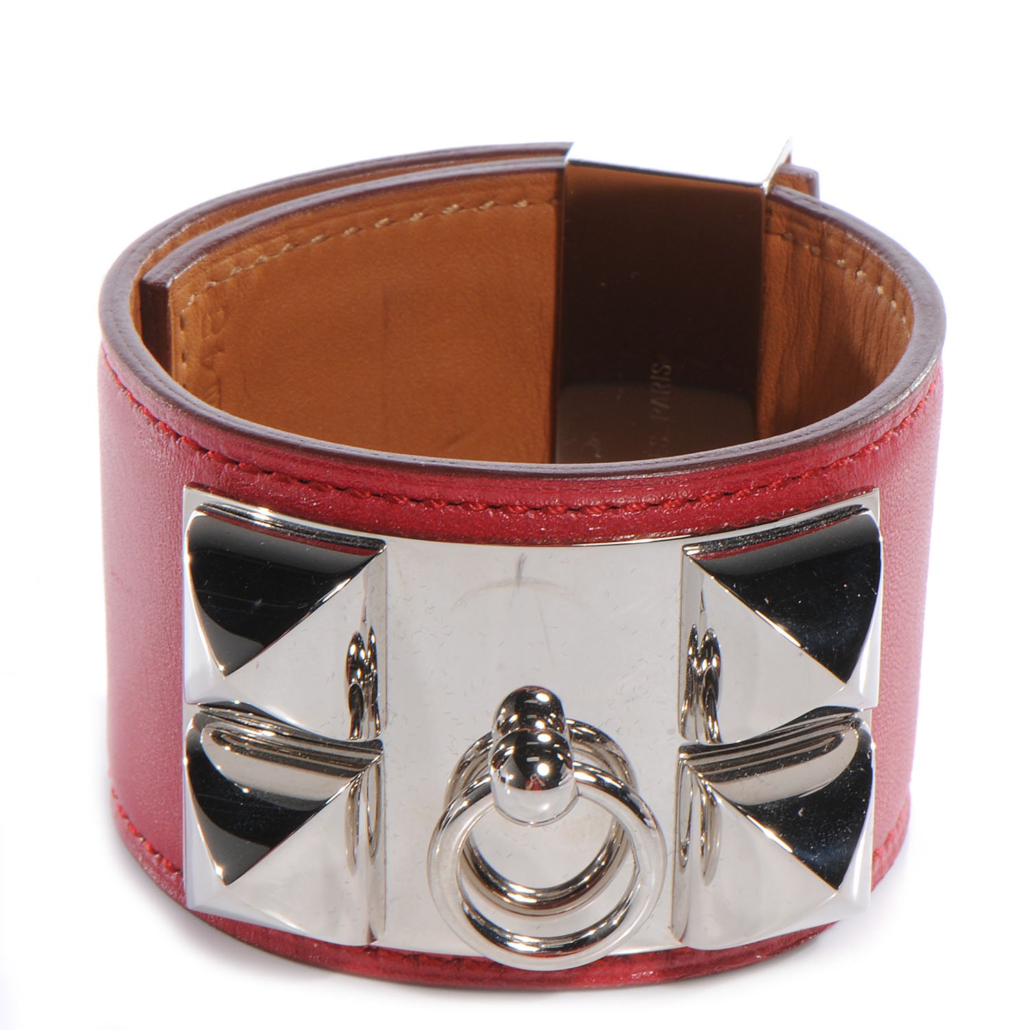 Hermes Swift Collier de Chien CDC Bracelet Rubis 1 of 7