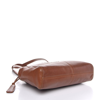 Chanel Lambskin CC Tote Brown 4 of 7