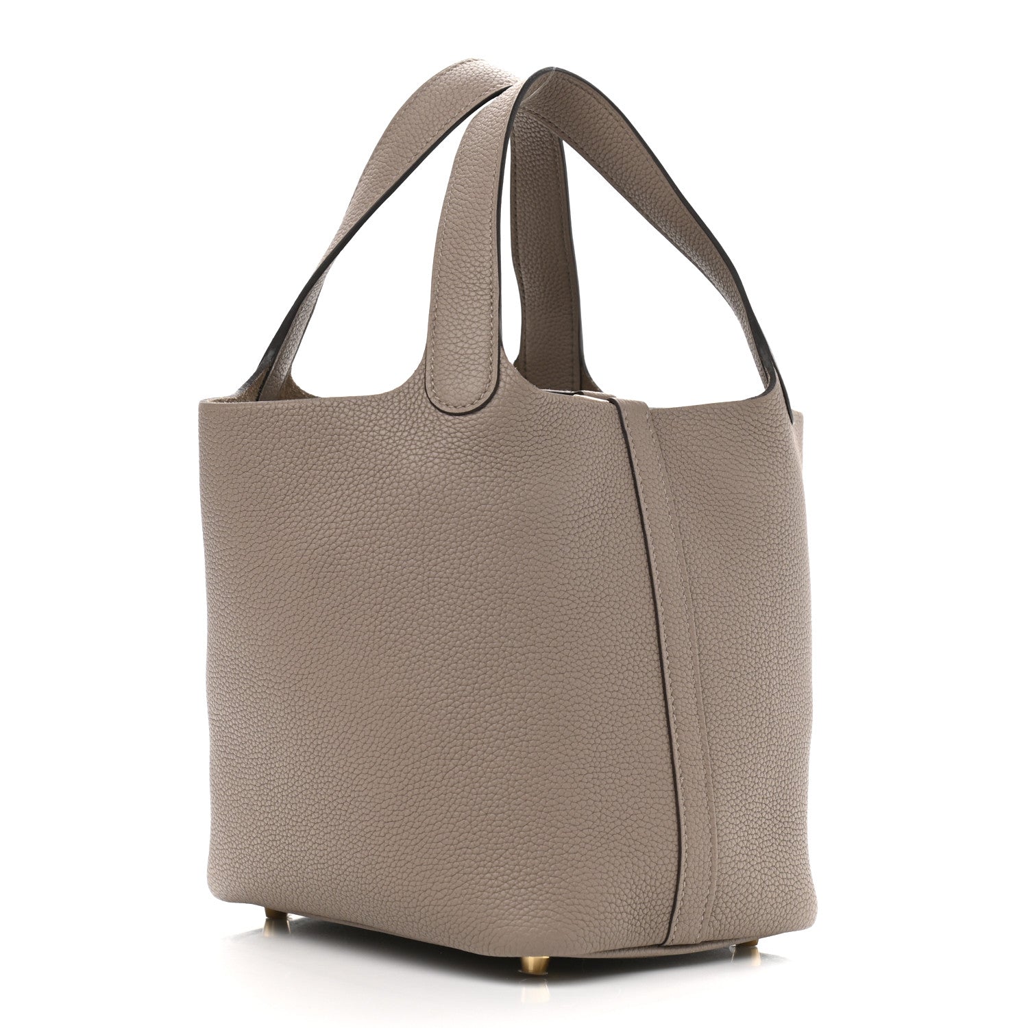 Hermes Taurillon Maurice Picotin Lock 18 PM Gris Asphalte 3 of 11