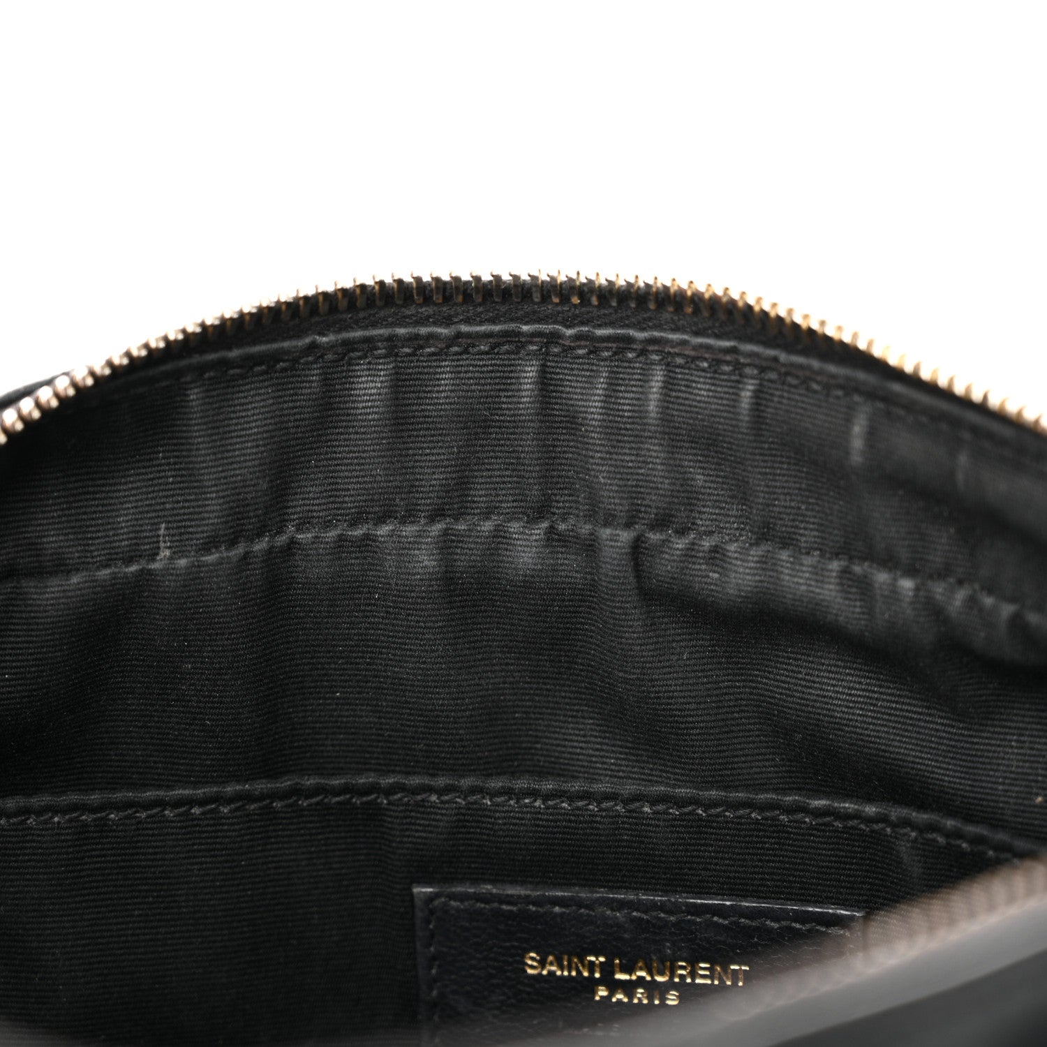 Saint Laurent Calfskin Matelasse Monogram Lou Camera Bag Black 12 of 19