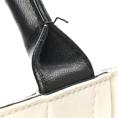 Bottega Veneta Nappa Maxi Intrecciato Medium Arco Tote Black White 11 of 11