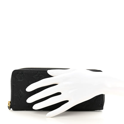 Louis Vuitton Empreinte Clemence Wallet Black 2 of 13