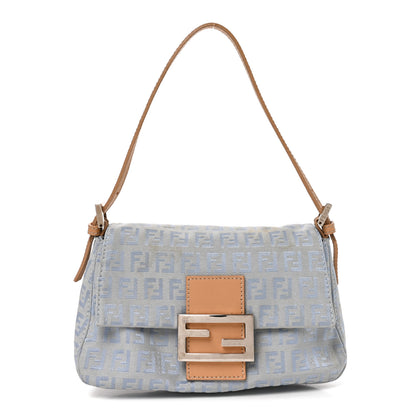 Fendi Zucchino Mini Mama Baguette Blue 1 of 9