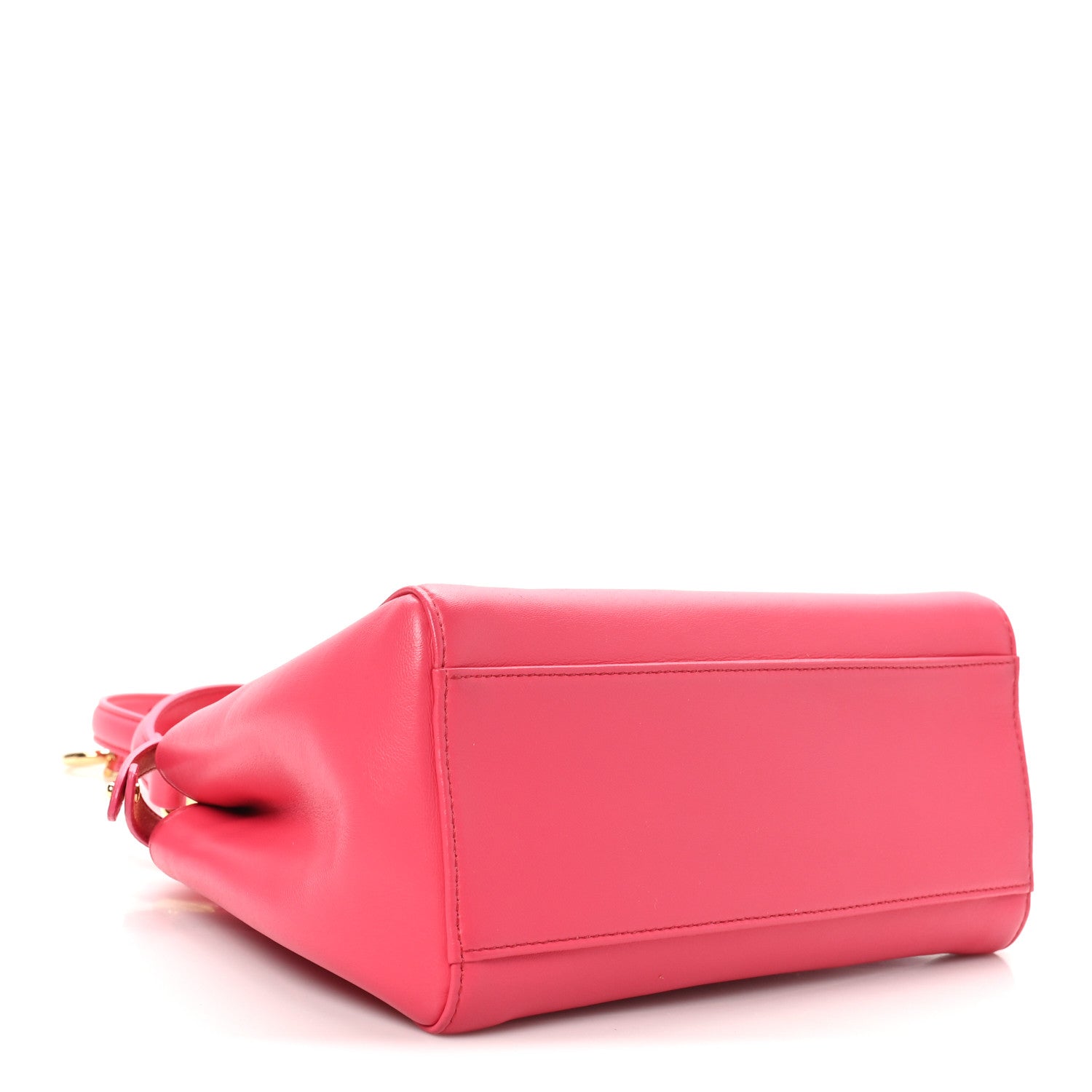 Fendi Nappa Mini Peekaboo Iconic Satchel Lampone 4 of 10