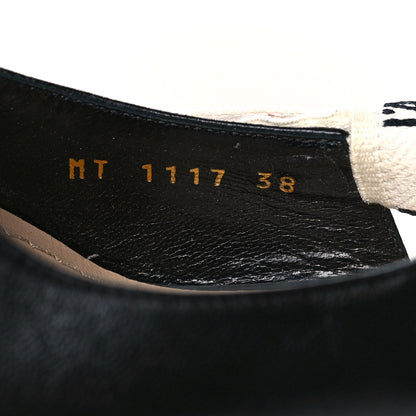 Christian Dior Lambskin Ribbon J'Adior Slingback 65mm Pumps 38 Black 6 of 8