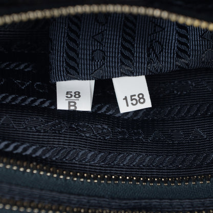 Prada Nylon Vela Baby Bag Blue 6 of 8