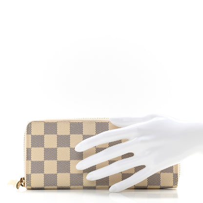 Louis Vuitton Damier Azur Clemence Wallet 2 of 14