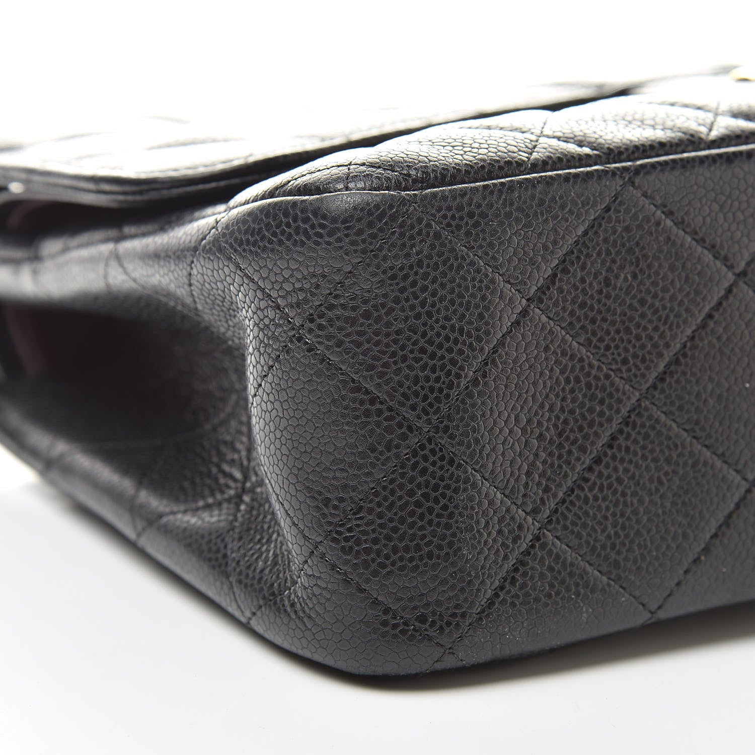 Chanel Caviar Quilted Jumbo Double Flap Black 9 of 13